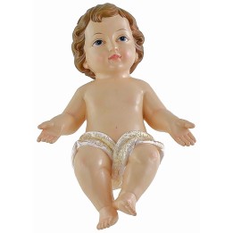 Baby Jesus in resin 23 cm h for 60 cm statues