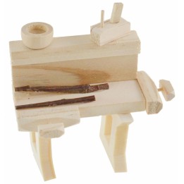 Carpenter's bench 9x4.5x8.3 cm h for 12 cm statues