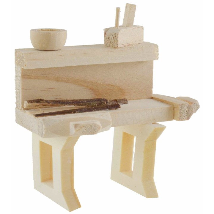Banco falegname cm 9x4,5x8,3 h per statue da 12 cm