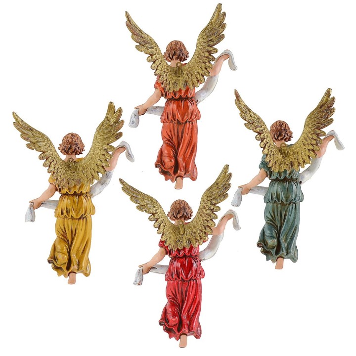 Set Angelo Gloria in 4 colori serie 13 cm Landi Moranduzzo