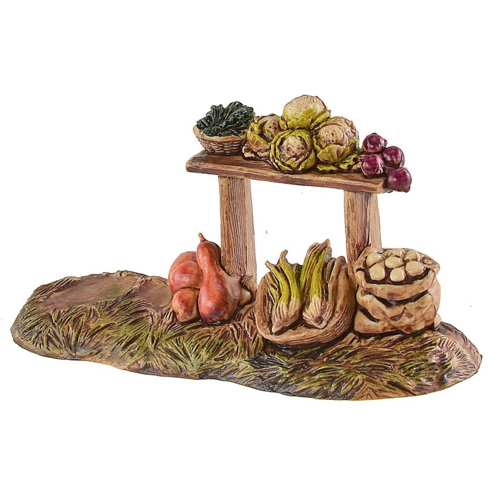 Banco frutero Landi Moranduzzo para figuras de 10 cm
