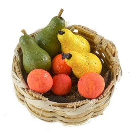 Cestino tondo con frutta ø 2,8 cm