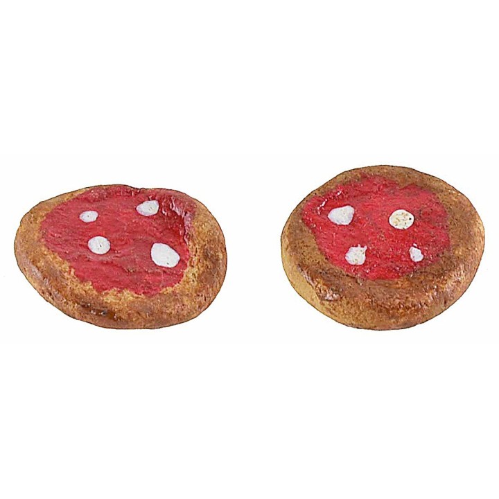 Set of 2 margherita pizzas ø 2 cm