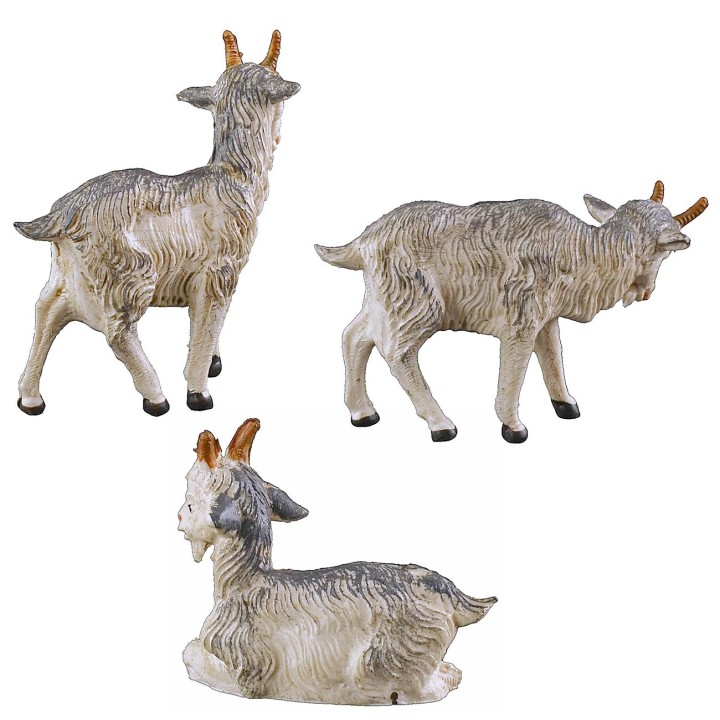 Set of 3 light goats series 10 cm Fontanini