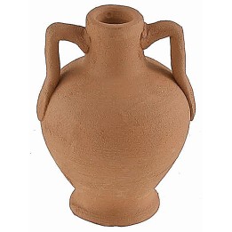 Jarra con asas de terracota h 5,2 cm