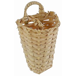 Cesta de mimbre cm 3x2,1x4,2 h miniaturas pesebre