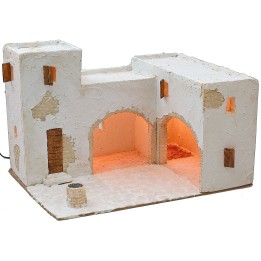 Aldea árabe iluminada cm 40,5x31x26,5 h