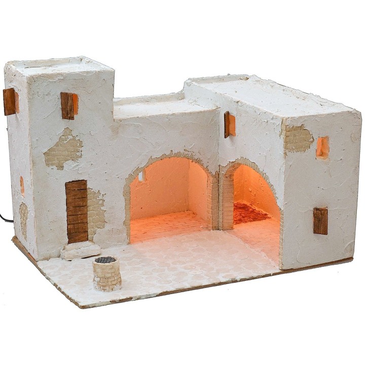 Aldea árabe iluminada cm 40,5x31x26,5 h
