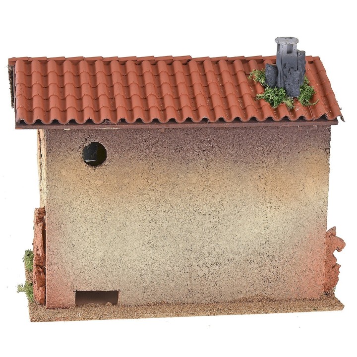 Casa con apertura centrale per bottega cm 33x25x30 h