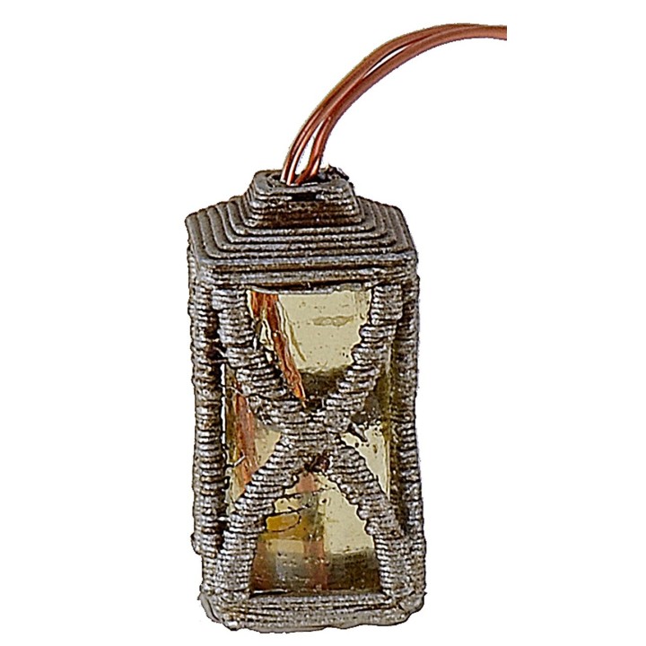 Lanterna con led bianco caldo 3-3,5 Volt cm 1,5 h
