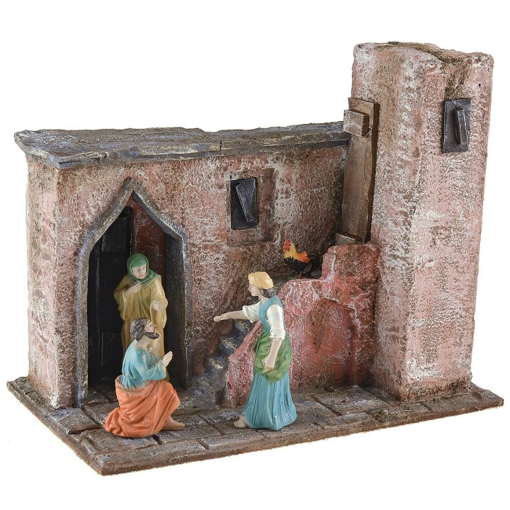 Ambientación negación de Pedro cm 25x15x20,5 h