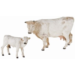 Vaca y ternero Landi Moranduzzo para estatuas de 8 cm