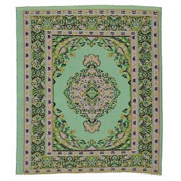 Light green carpet 16x10 cm