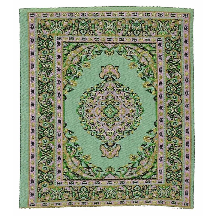 Alfombra verde claro 16x10 cm