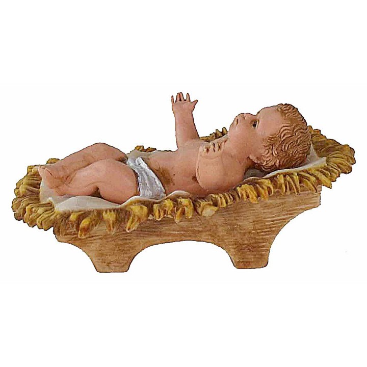 Gesù Bambino con culla serie 12 cm Landi Moranduzzo