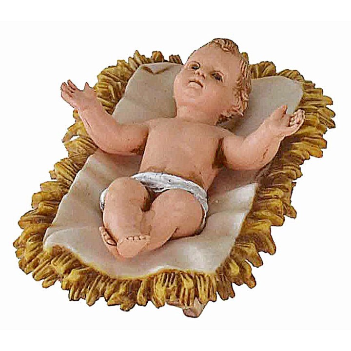 Jesús Niño con cuna serie 12 cm Landi Moranduzzo