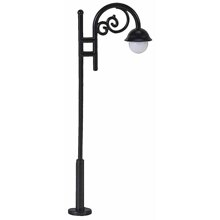 Curved street lamp h 9 cm