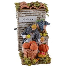 Venditore di frutta in movimento