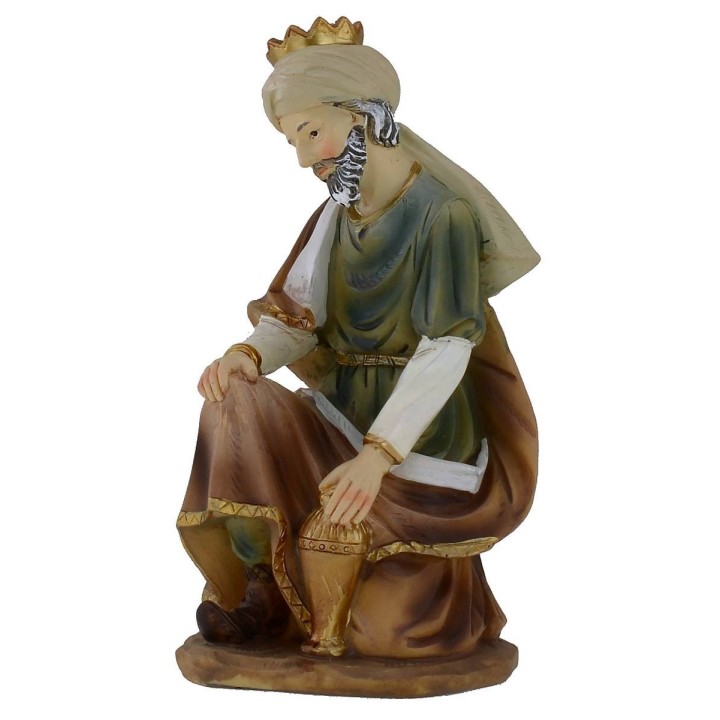 Nativity in set of 11 subjects 15 cm in resin