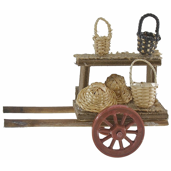 Cart with baskets cm 11x7.5x6 h