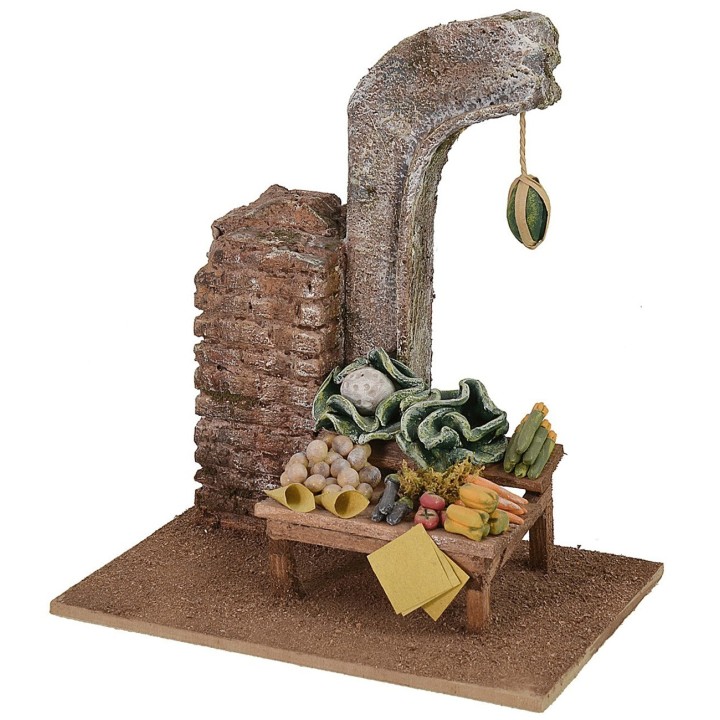Ambientazione del fruttivendolo cm 14,5x11,5x16 h