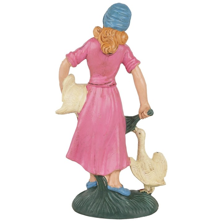 Woman with geese 15 cm Euromarchi