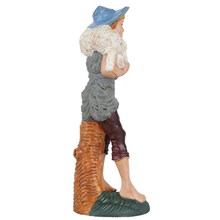Pastore con agnello sulle spalle 15 cm Euromarchi