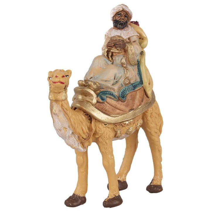 Tres Reyes Magos en camello serie 10 cm Euromarchi