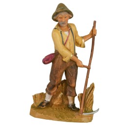 Contadino con falce 12 cm Fontanini