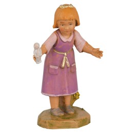 Girl with toy series 12cm Fontanini