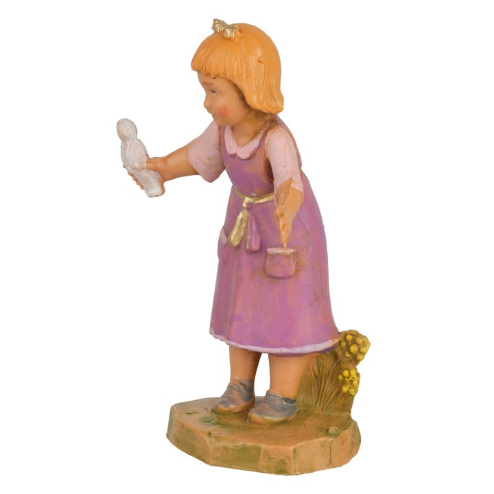 Bambina con gioco serie 12cm Fontanini