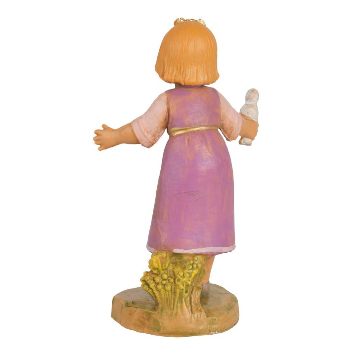 Girl with toy series 12cm Fontanini