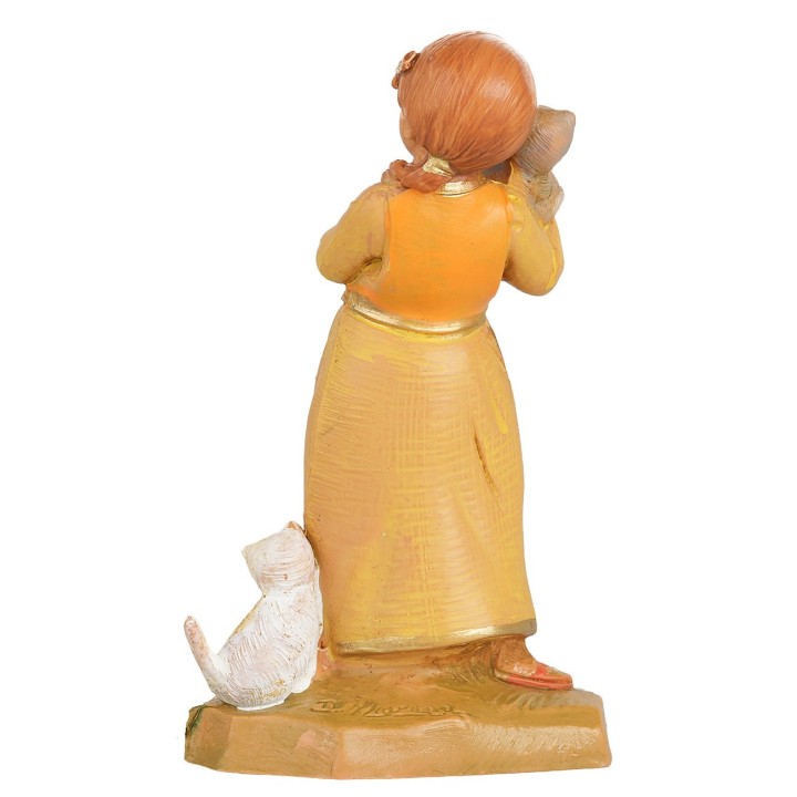 Niña con gatos serie 12cm Fontanini