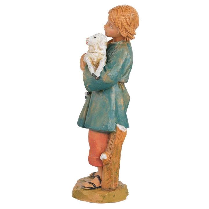 Child with lamb series 19 cm Fontanini