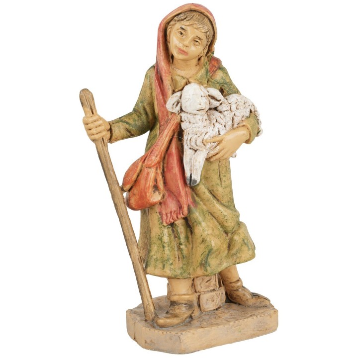 Woman with lamb 10 cm Euromarchi lux