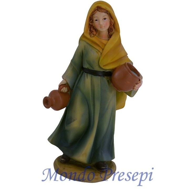 Cm 15 donna con anfore