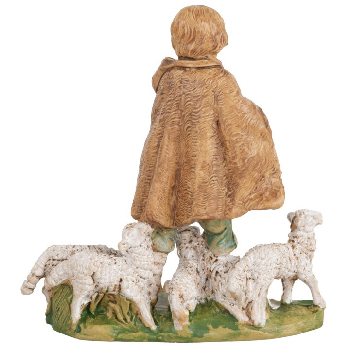 Shepherd with sheep 10 cm Euromarchi lux