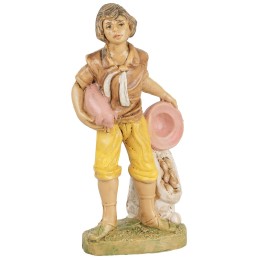 Contadino con maialino 10 cm Euromarchi lux