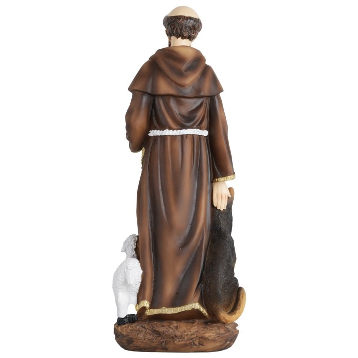 San Francesco 12 cm in resina