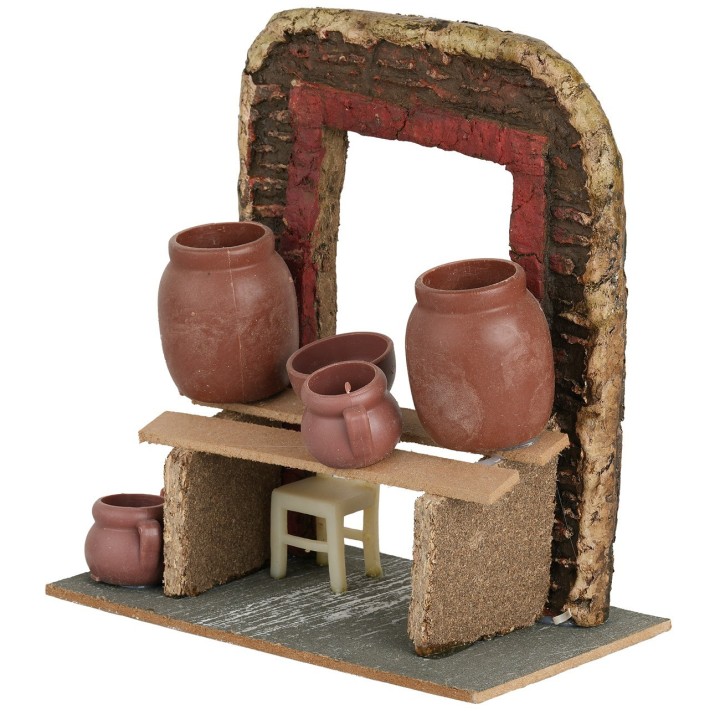 Bottega del vasaio cm 15x8,2x15,5 h