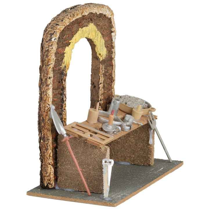 Blacksmith workshop cm 15x8.2x15.5 h