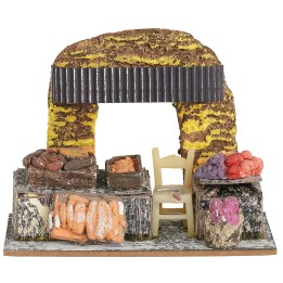 Tienda con alimentos cm 15x8x12,5 h
