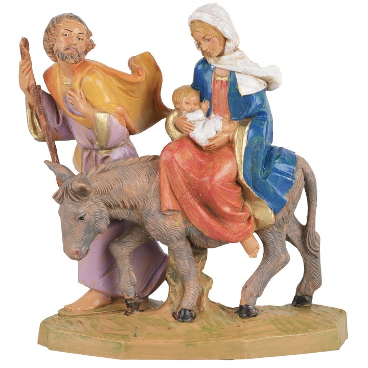 Flight into Egypt cm 12x11x11.5 h Fontanini