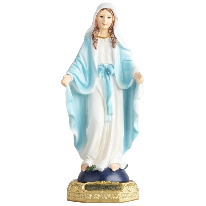 María Virgen de 15 cm en resina