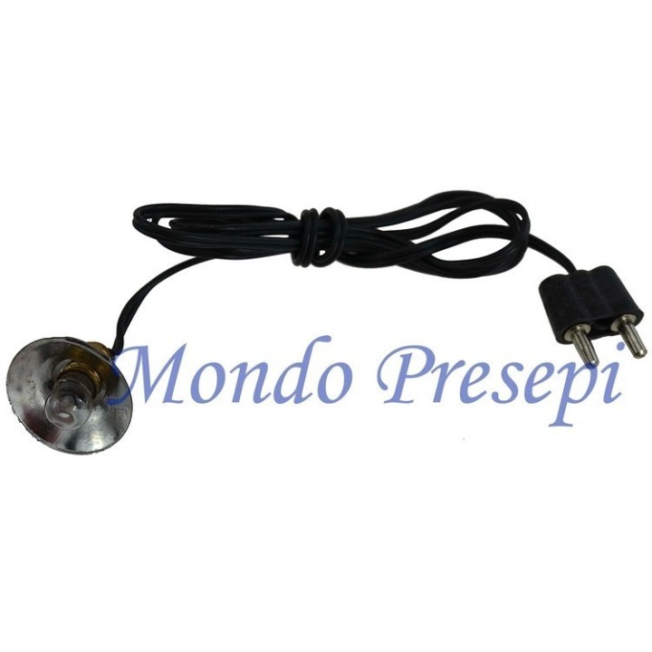Lampione a pensile Ø cm 1,9 con lampada E5 3,5V.