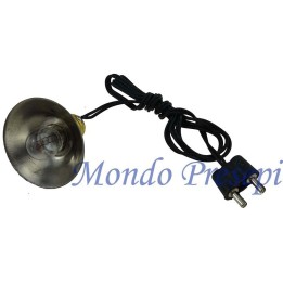 Lampione a pensile Ø 3 cm con lampada E10