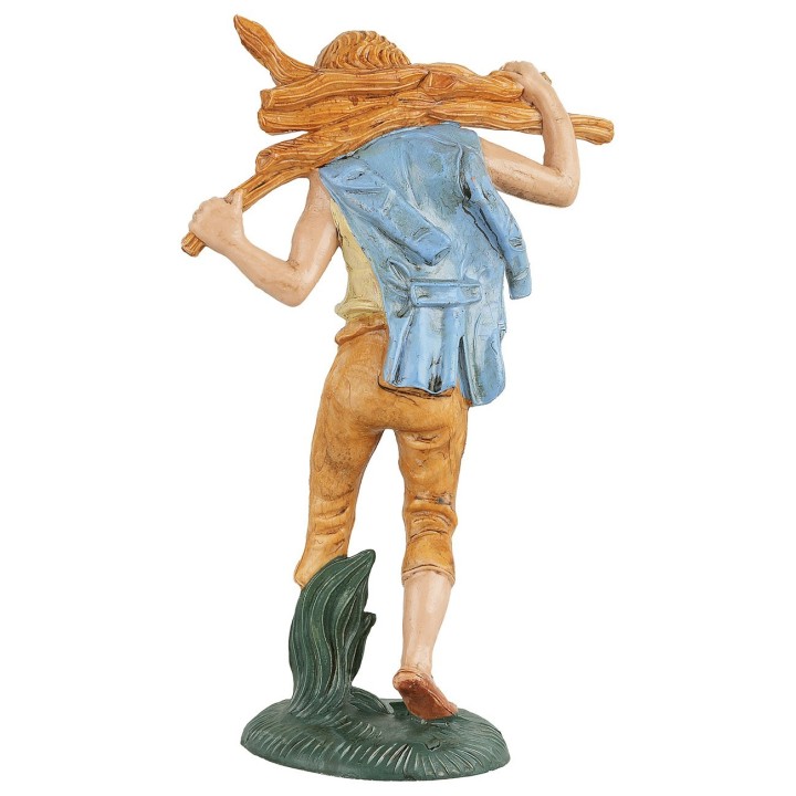 Boscaiolo con fascina sulle spalle 15 cm Euromarchi