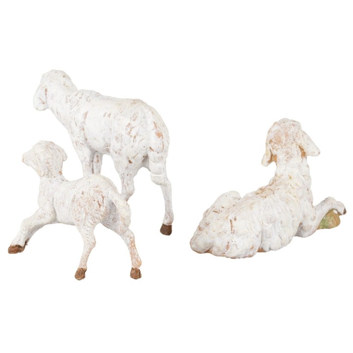 Famiglia pecorelle serie 12 cm Fontanini
