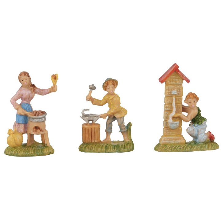Set 6 mestieri 4 cm Euromarchi