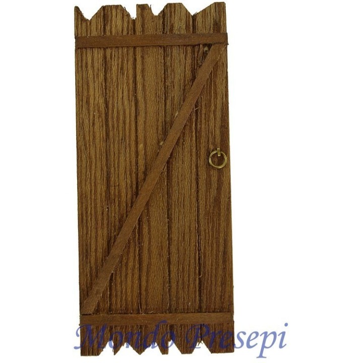 Wooden door 5x11 cm